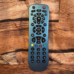 Philips 3 Device Universal TV Remote Control Brushed Electric Blue Tested Works